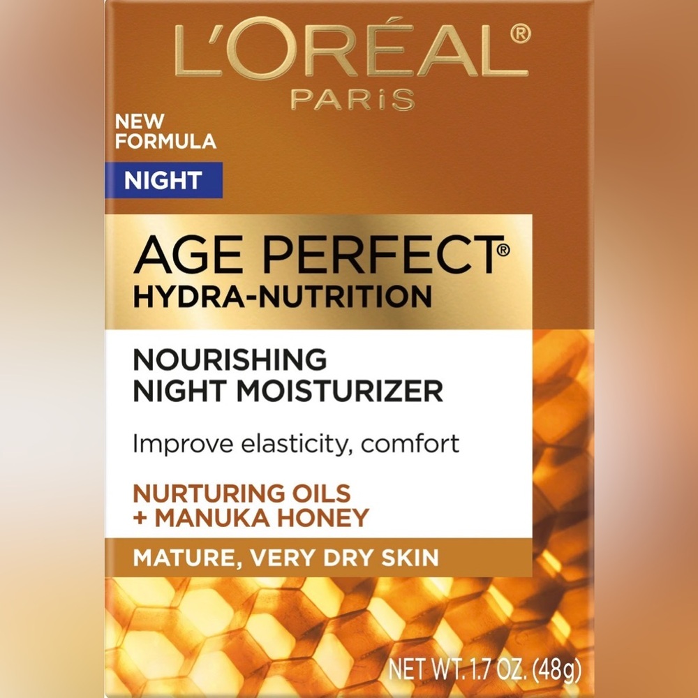 L'Oréal Paris Age Perfect Hydra Nutrition Honey Night Balm - 1.7 oz New in Box